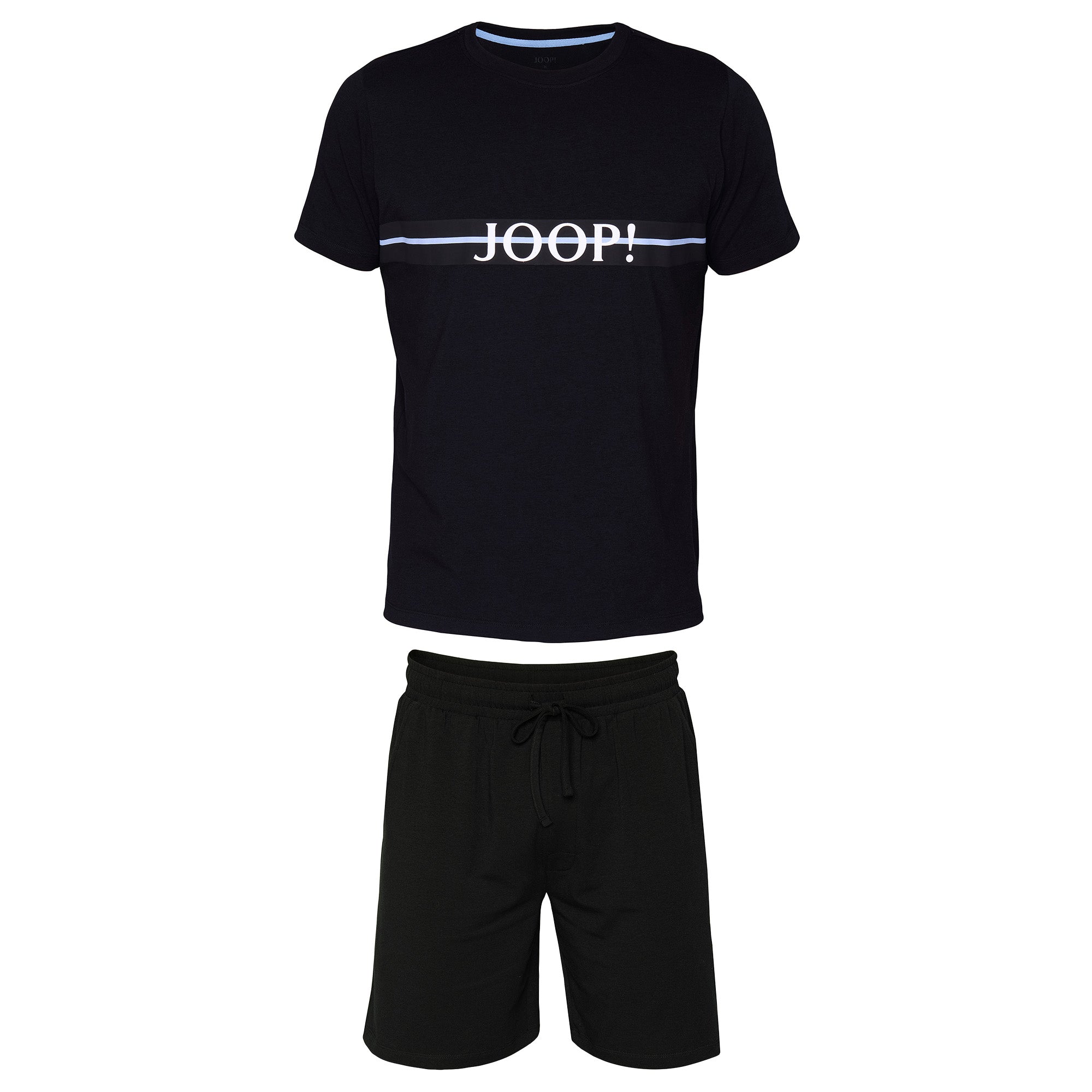 JOOP! Herren Schlafanzug, kurz - Core, Pyjama-Set, Shorty, 2-teilig, Logo, Cotton Stretch