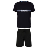 JOOP! Herren Schlafanzug, kurz - Core, Pyjama-Set, Shorty, 2-teilig, Logo, Cotton Stretch
