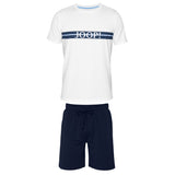 JOOP! Herren Schlafanzug, kurz - Core, Pyjama-Set, Shorty, 2-teilig, Logo, Cotton Stretch