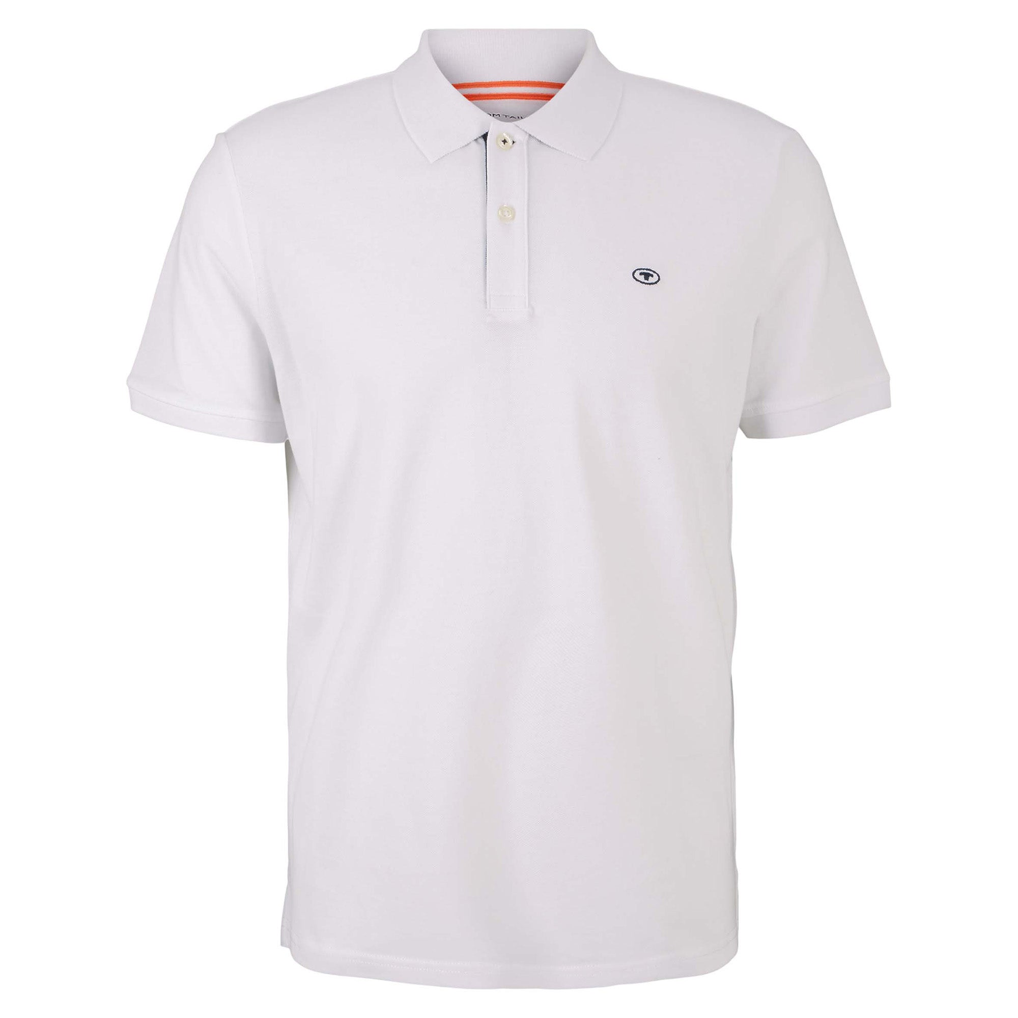 TOM TAILOR Herren Poloshirt, Knopfleiste - Basic Polo With Contrast, Regular Fit, Baumwolle