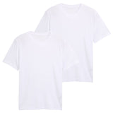 TOM TAILOR Herren T-Shirt, 2er Pack - Double Pack Crew Neck Tee, Rundhals, Regular Fit, Baumwolle