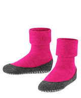 FALKE Kinder Hausschuhe - Cosyshoe, Pantoffeln, Anti-Rutsch, Schurwolle