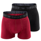 TOP GUN Herren Boxershorts - Unterwäsche, Stretch Cotton Briefs, 2er Pack