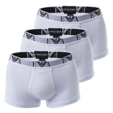 EMPORIO ARMANI Herren Shorts Vorteilspack - Trunks, Pants, Unterwäsche, Stretch Cotton