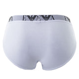 EMPORIO ARMANI Herren Slips Vorteilspack - Briefs, Unterwäsche, Stretch Cotton