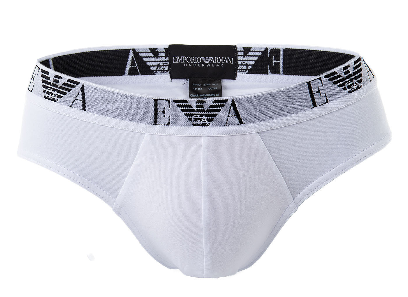 EMPORIO ARMANI Herren Slips Vorteilspack - Briefs, Unterwäsche, Stretch Cotton