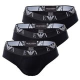 EMPORIO ARMANI men's briefs pack of 3 - briefs, underwear, stretch cotton