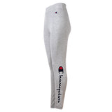 Champion Damen Leggings - Crop Leggings, High waist, lang, Logo, einfarbig