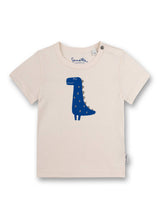 Sanetta Jungen T-Shirt - Baby, Kurzarm, Rundhals, Druckknopf, Print, 56-92