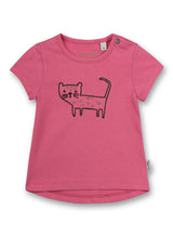 Sanetta Mädchen T-Shirt - Baby, Kurzarm, Rundhals, Druckknopf, Stickerei, 56-92