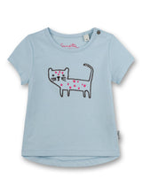 Sanetta Mädchen T-Shirt - Baby, Kurzarm, Rundhals, Druckknopf, Stickerei, 56-92