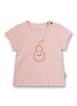 Sanetta Girls T-Shirt - Baby, Short Sleeve, Round Neck, Snap Button, print, 56-92