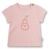 Sanetta Girls T-Shirt - Baby, Short Sleeve, Round Neck, Snap Button, print, 56-92