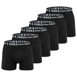 JACK&JONES Herren Boxer Shorts, 6er Pack - SENSE TRUNKS, Baumwoll-Stretch