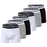 JACK&JONES Herren Boxer Shorts, 6er Pack - SENSE TRUNKS, Baumwoll-Stretch
