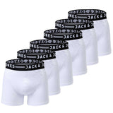 JACK&JONES Herren Boxer Shorts, 6er Pack - SENSE TRUNKS, Baumwoll-Stretch