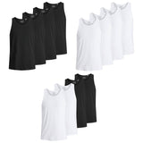 Jack & Jones Men's Tank Top, 4-Pack - JACBASIC TANKTOP, solid color, cotton
