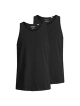Jack & Jones Men's Tank Top, 2-Pack - JACBASIC TANKTOP, solid color, cotton