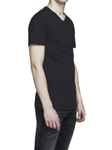 JACK&JONES Herren T-Shirt im Pack - JACBASIC V-NECK TEE, Kurzarm, einfarbig, Baumwolle