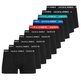 JACK&JONES Herren Boxer Shorts, 10er Pack - JACHUEY TRUNKS, Baumwoll-Stretch