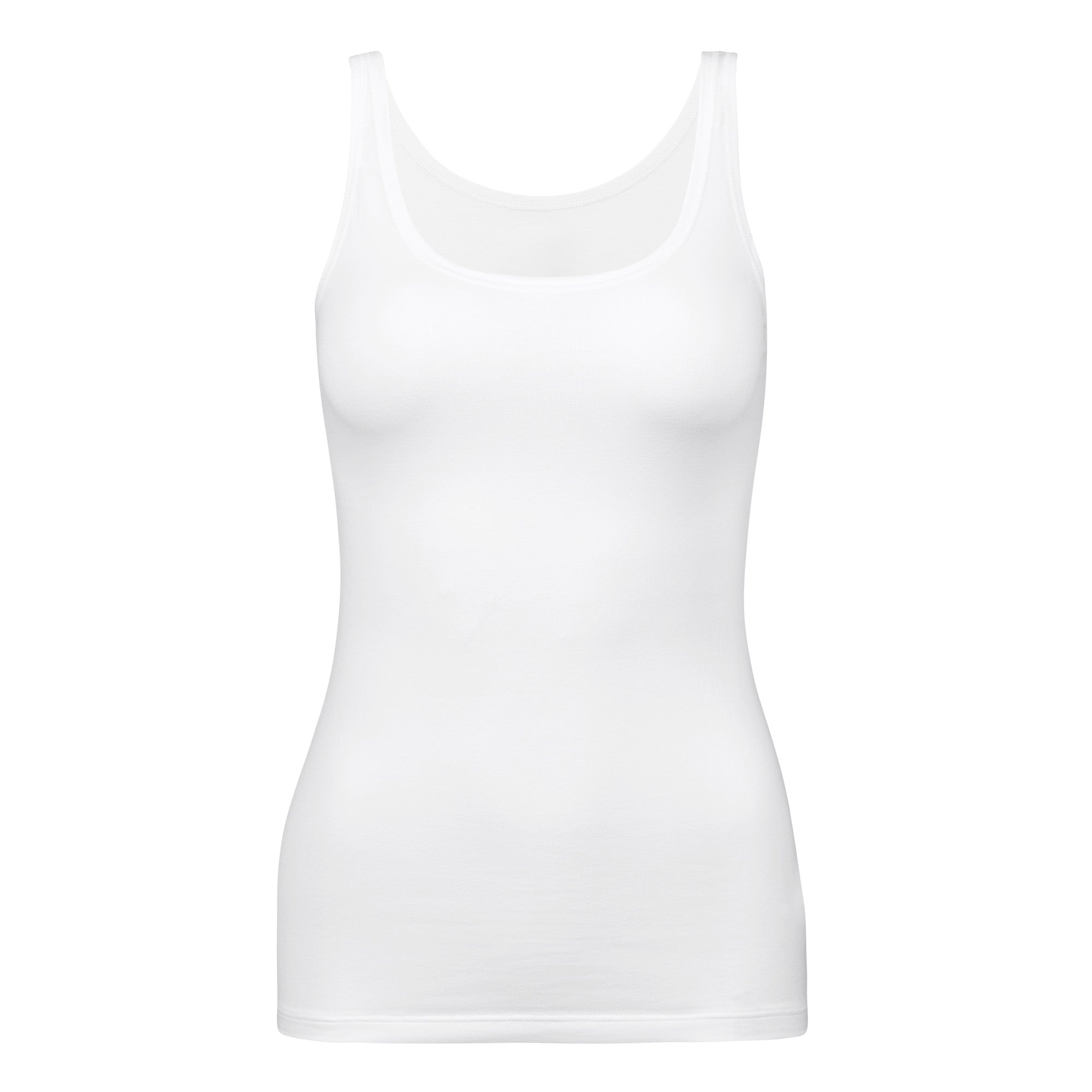 CALIDA Damen Top - Natural Comfort, Unterhemd, Tank Top, Jersey, einfarbig