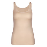 CALIDA Damen Top - Natural Comfort, Unterhemd, Tank Top, Jersey, einfarbig