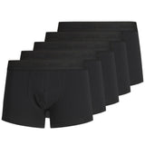 JACK&JONES Herren Boxer Shorts, 5er Pack - JACTONE IN TONE TRUNKS, Baumwoll-Stretch