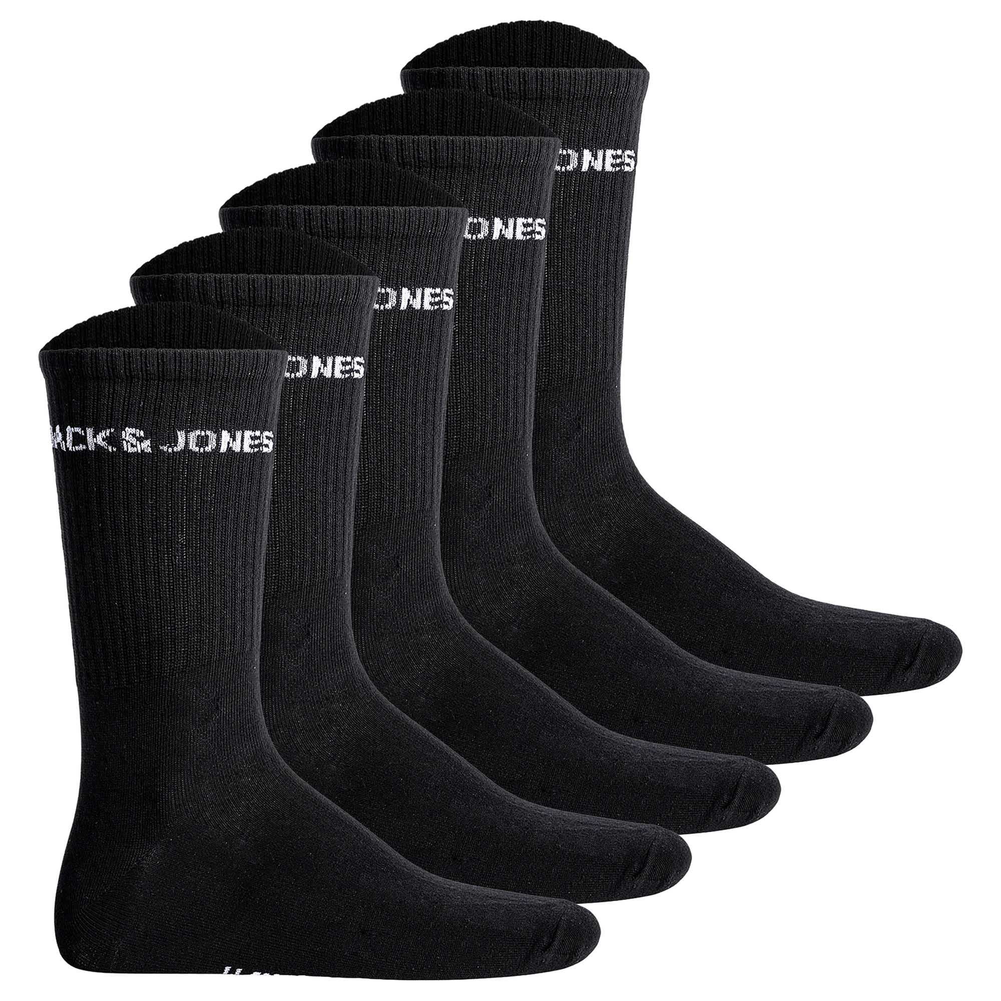 Jack & Jones Men's Tennis Socks 5-pack - JACBASIC LOGO TENNIS SOCK, One Size