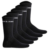 Jack & Jones Men's Tennis Socks 5-pack - JACBASIC LOGO TENNIS SOCK, One Size