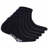JACK&JONES Children's Sneaker Socks, 5-Pack - JACDONGO SOCKS, Cotton Blend, Solid Color
