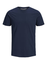 JACK&JONES Herren T-Shirt Vorteilspack - JJEORGANIC BASIC TEE O-NECK, Kurzarm, Bio-Baumwolle