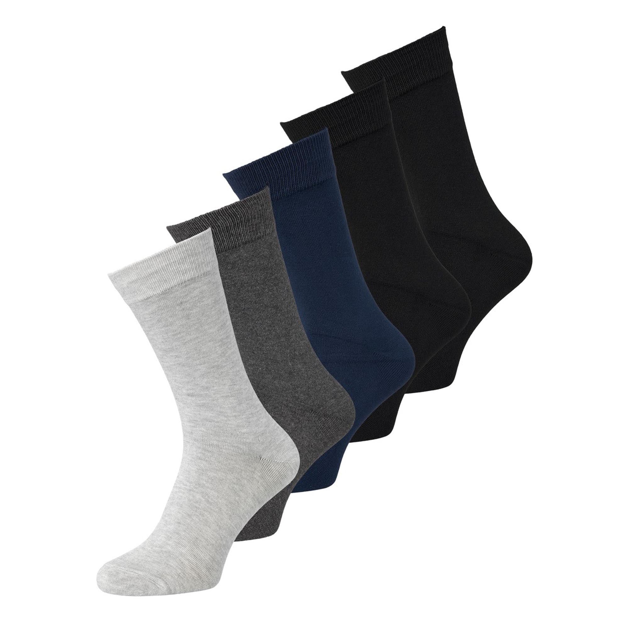 JACK&JONES Herren Socken Bambus 5er Pack - JACBASIC, One Size