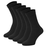 JACK&JONES Kinder Socken, 5er Pack - JACBLACK SOCK, Baumwollmischung, einfarbig