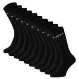 JACK&JONES Kinder Tennissocken, 10er Pack - JACREGEN TENNIS SOCKS, Baumwollmischung, Logo