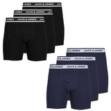 JACK&JONES men's boxer shorts, 3-pack - JACSOLID, stretch cotton, solid colour