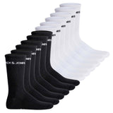 JACK&JONES Herren Tennissocken, 12er Pack - JACLOGO, One Size