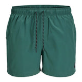 JACK&JONES Herren Badeshorts - JPSTMAUI JJSWIM SOLID AKM SN, Badehose