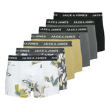 JACK&JONES Herren Boxershorts, 7er Pack - JACABSTRACT TRUNKS 7 PACK, Baumwoll-Stretch
