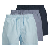 JACK&JONES Herren Web-Boxershorts, 3er Pack - JACMILANO WOVEN BOXERS 3 PACK , Baumwolle