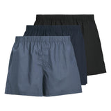JACK&JONES Herren Web-Boxershorts, 3er Pack - JACMILANO WOVEN BOXERS 3 PACK , Baumwolle
