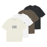 JACK&JONES Men's T-shirt, 4-pack - JCODYNAMIC BRANDING TEE CREW 4PK, cotton blend