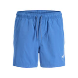 JACK&JONES Herren Badeshorts - JPSTMAUI TROPIC SOLID SWIM SHORTS REG SN, Badehose