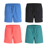 JACK&JONES Herren Badeshorts - JPSTMAUI TROPIC SOLID SWIM SHORTS REG SN, Badehose