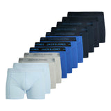 JACK&JONES Herren Boxershorts, 12er Pack - JACCOOPER TRUNKS 12 PACK, Baumwollmischung