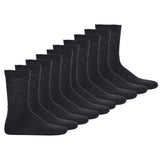 YOURBASICS Men's socks, 5-pack - work socks, high quality cotton blend, solid color