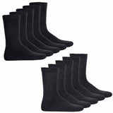 YOURBASICS Herren Socken, Multipack - Arbeitssocken, Hochwertige Baumwollmischung, einfarbig