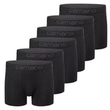 Camano Herren Boxershorts, 6er Pack - Comfort BCI Cotton, Unterhosen, Stretch Baumwolle