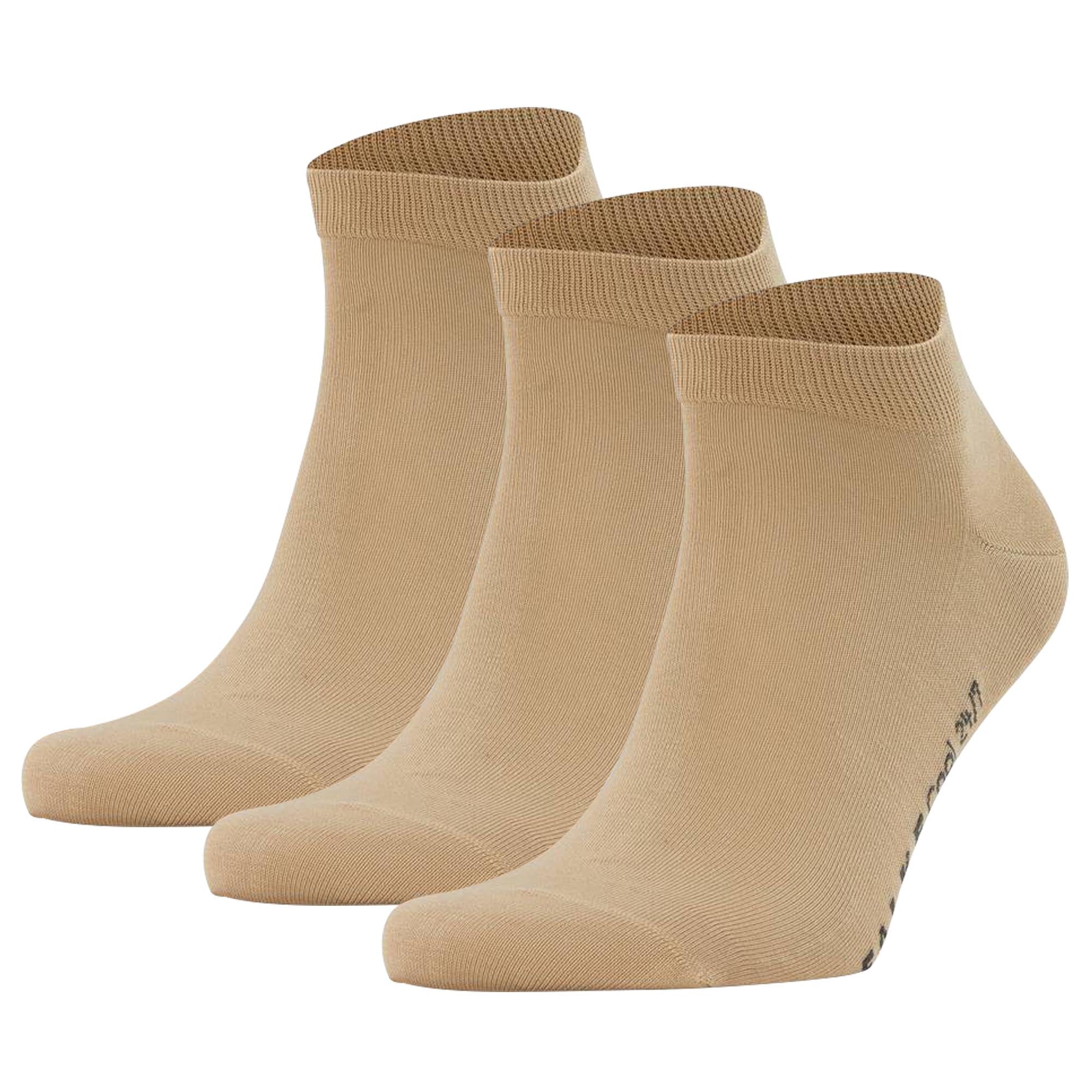 FALKE Herren Sneaker 3er Pack - Cool 24/7, Socken, Klimaaktivsohle, Unifarben