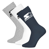 STARTER Unisex Socken, Multipack - Crew Socks, Logo, Baumwollmischung