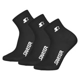 STARTER Unisex Quartersocken, 3er Pack - Quarter Socks, Logo, Baumwollmischung